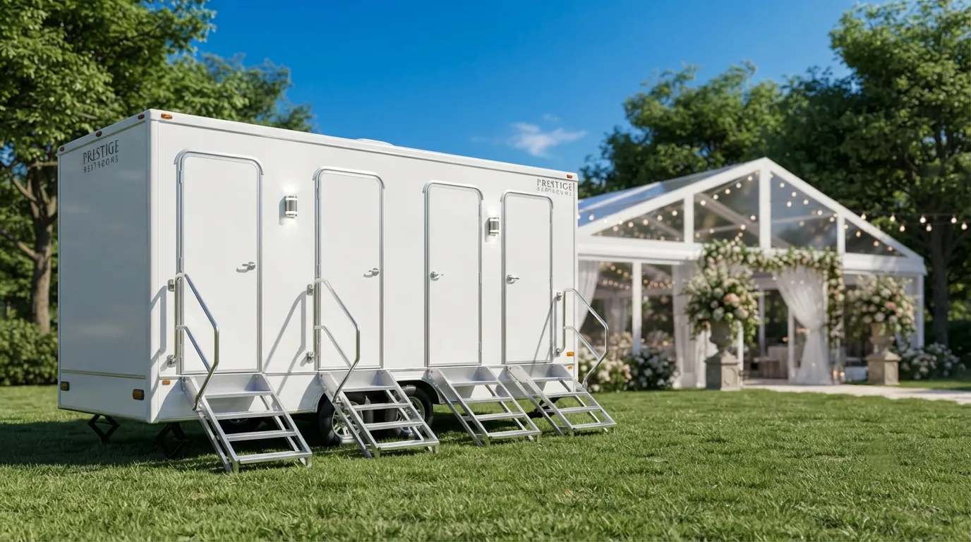 4 Stall Restroom Trailer in Salinas, CA