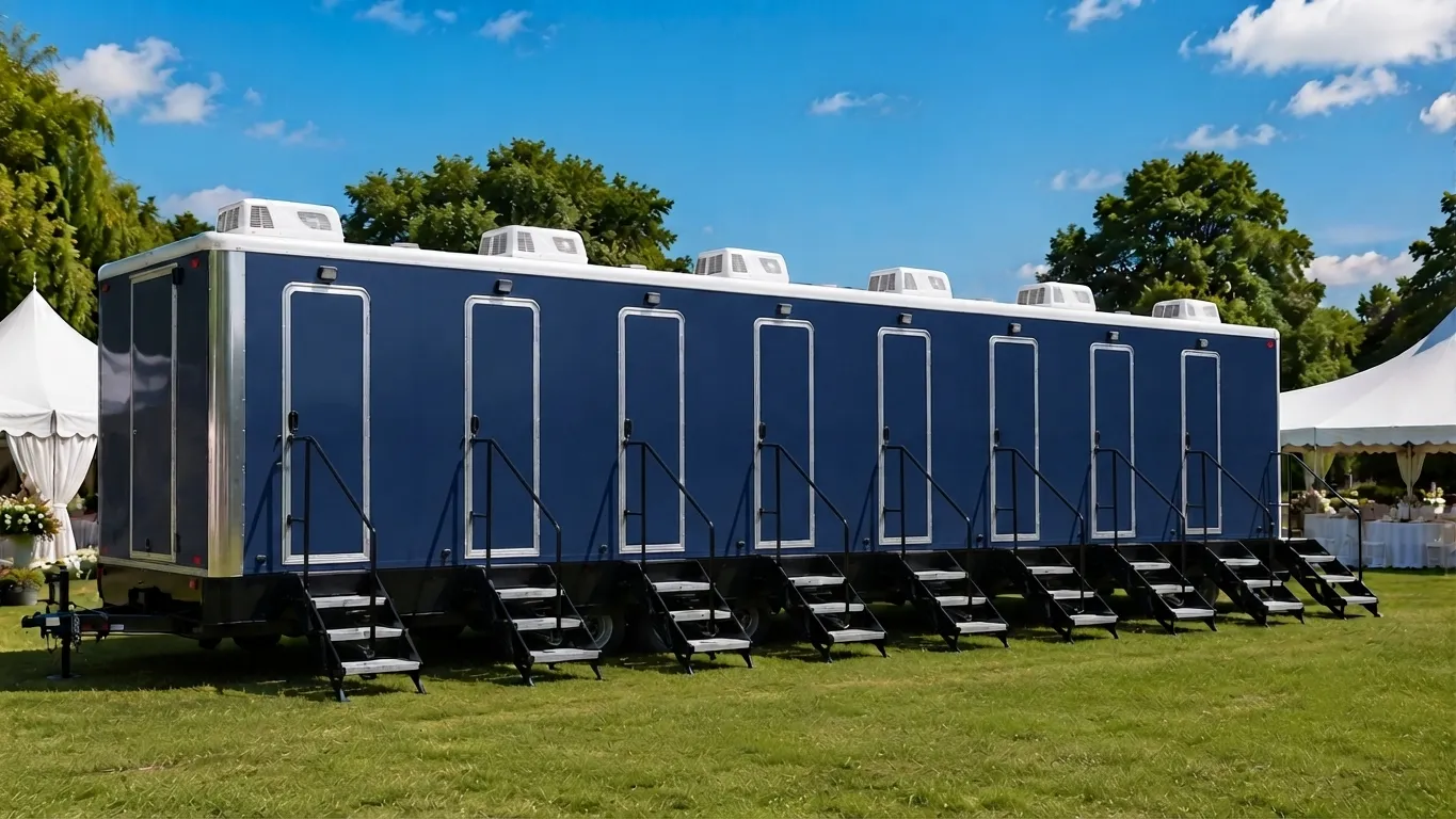 8 Stall Restroom Trailer in Salinas, CA
