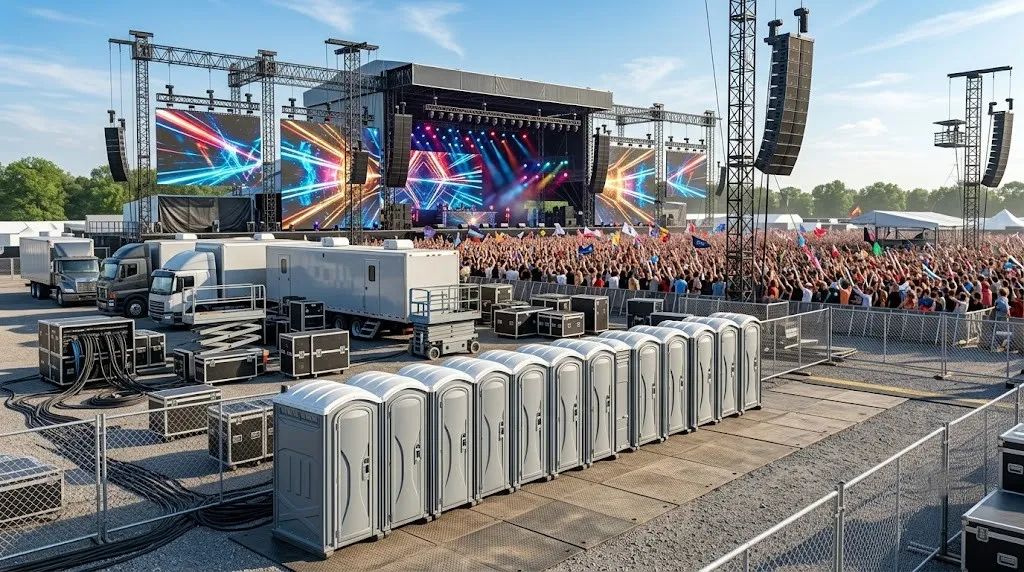 Concert Restroom Rental in Salinas, CA