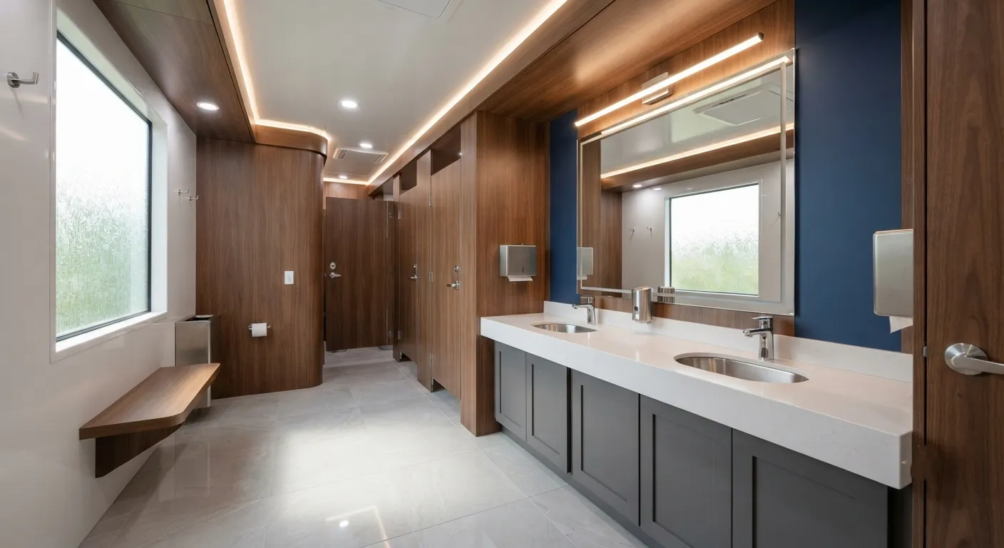 Luxury Restroom Trailer in Salinas, CA